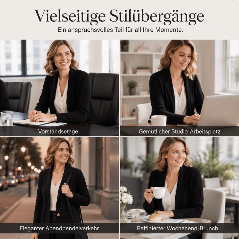 📢📢50%Rabatt!!!🎉✨Damen Strickcardigan mit Reverskragen