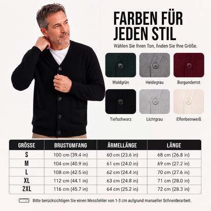 📢📢50%Rabatt!!!🎉✨Strickcardigan mit V-Ausschnitt für Herren im lässigen Stil