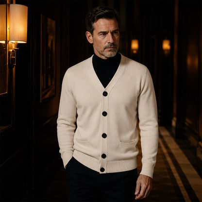📢📢50%Rabatt!!!🎉✨Strickcardigan mit V-Ausschnitt für Herren im lässigen Stil