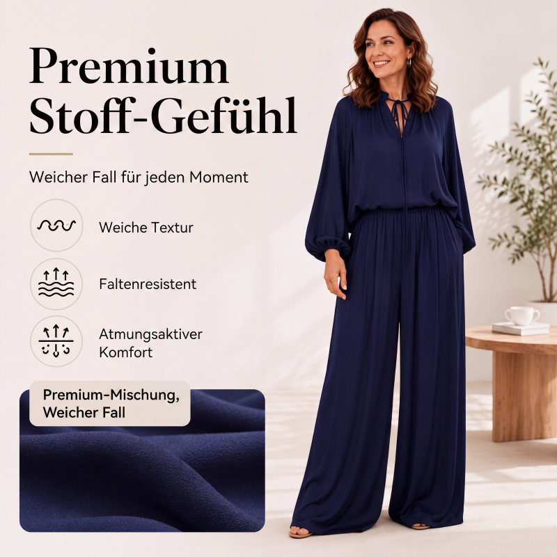 📢📢50%Rabatt!!!🎉✨Legeres, lockeres Oberteil- & Hosen-Set für Damen