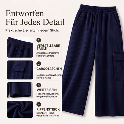 📢📢50%Rabatt!!!🎉✨Hoch sitzende Damen-Hose mit Kordelzug
