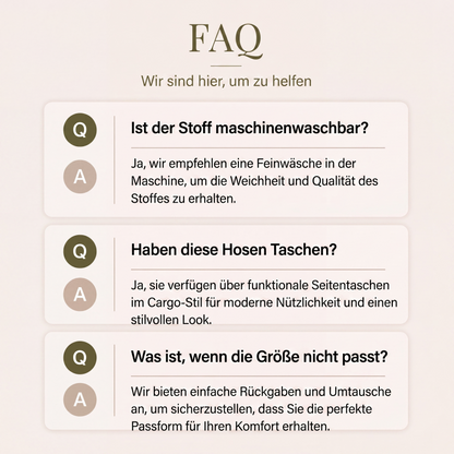 📢📢50%Rabatt!!!🎉✨Hoch sitzende Damen-Hose mit Kordelzug