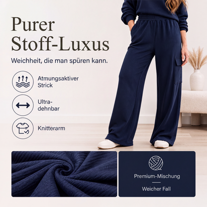 📢📢50%Rabatt!!!🎉✨Hoch sitzende Damen-Hose mit Kordelzug