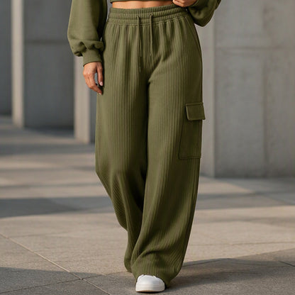 📢📢50%Rabatt!!!🎉✨Hoch sitzende Damen-Hose mit Kordelzug