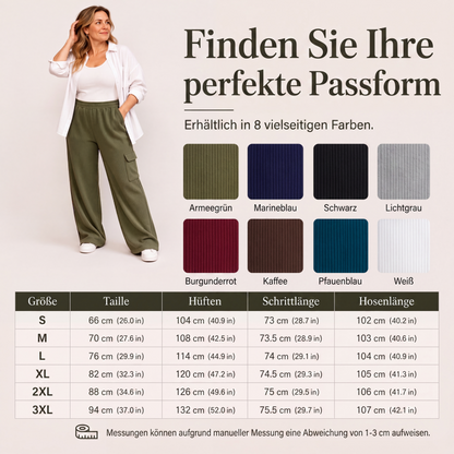 📢📢50%Rabatt!!!🎉✨Hoch sitzende Damen-Hose mit Kordelzug