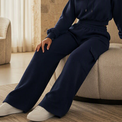 📢📢50%Rabatt!!!🎉✨Hoch sitzende Damen-Hose mit Kordelzug