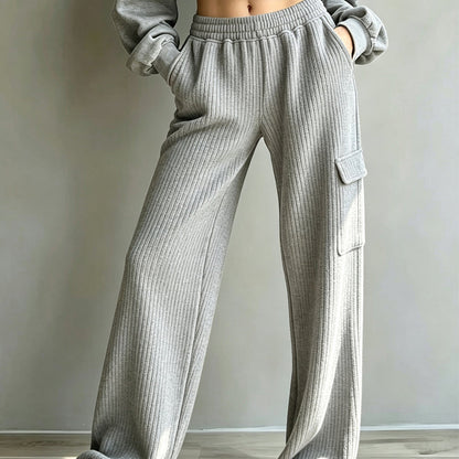 📢📢50%Rabatt!!!🎉✨Hoch sitzende Damen-Hose mit Kordelzug