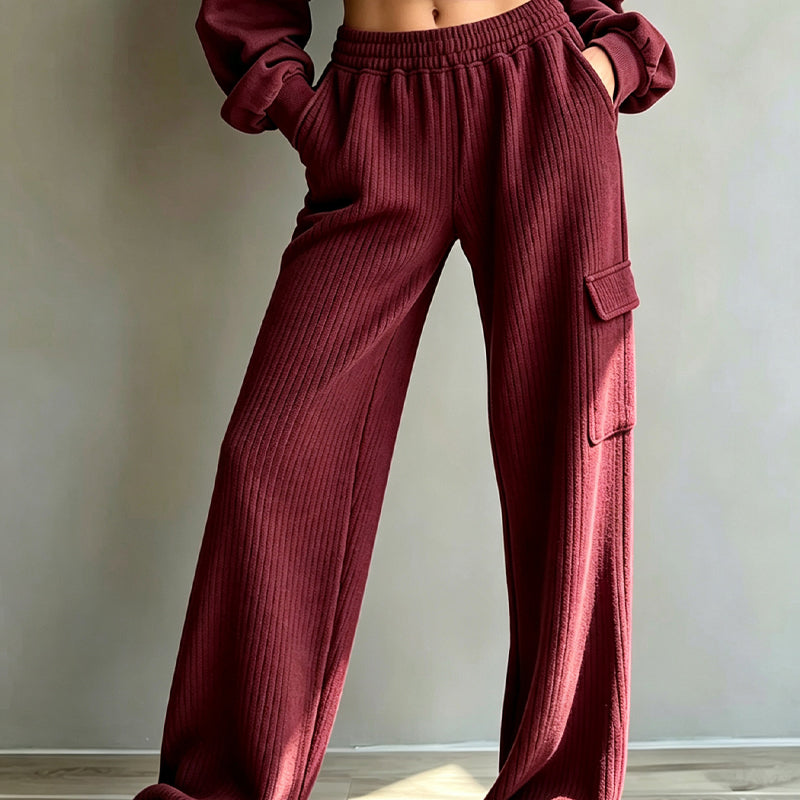 📢📢50%Rabatt!!!🎉✨Hoch sitzende Damen-Hose mit Kordelzug