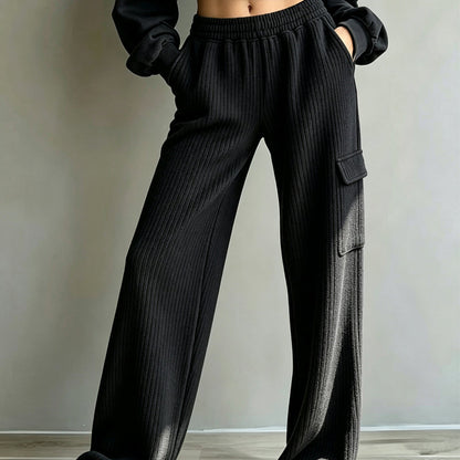 📢📢50%Rabatt!!!🎉✨Hoch sitzende Damen-Hose mit Kordelzug