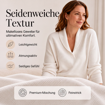 📢📢50%Rabatt!!!🎉✨Damen Pullover mit Schalkragen