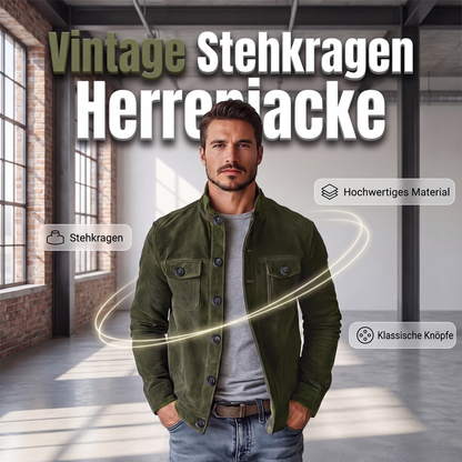 📢📢50%Rabatt!!!🎉✨Herren-Cordjacke im Vintage-Stil mit Stehkragen
