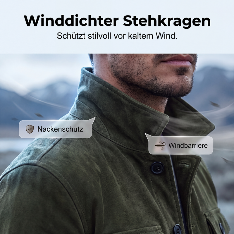 📢📢50%Rabatt!!!🎉✨Herren-Cordjacke im Vintage-Stil mit Stehkragen
