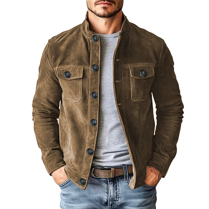 📢📢50%Rabatt!!!🎉✨Herren-Cordjacke im Vintage-Stil mit Stehkragen
