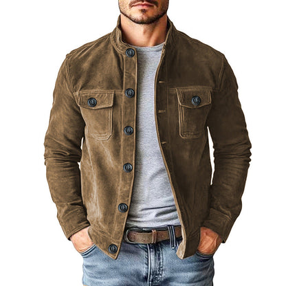📢📢50%Rabatt!!!🎉✨Herren-Cordjacke im Vintage-Stil mit Stehkragen