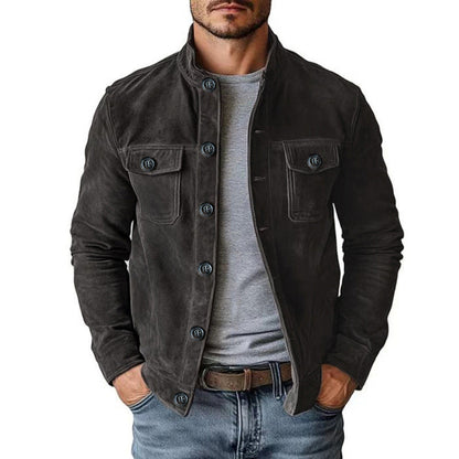 📢📢50%Rabatt!!!🎉✨Herren-Cordjacke im Vintage-Stil mit Stehkragen