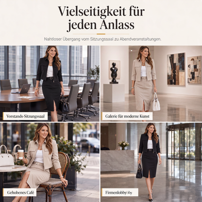 📢📢50%Rabatt!!!🎉✨Zweiteiliges Rock-Set für Damen