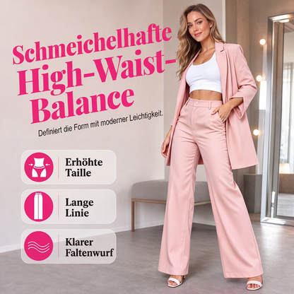 📢📢50%Rabatt!!!🎉✨Elegantes Blazer- & Geradehosen-Set für Damen