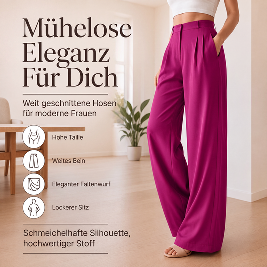 📢📢50%Rabatt!!!🎉✨Weite Anzughose mit hoher Taille für Damen