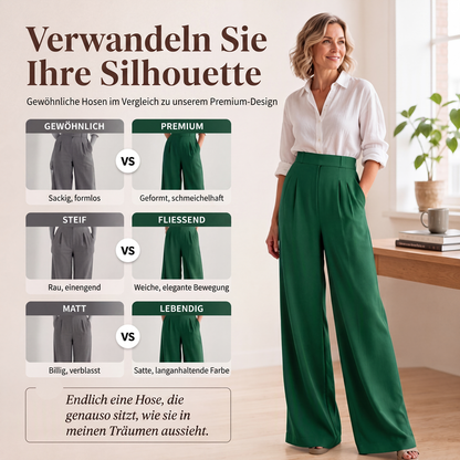 📢📢50%Rabatt!!!🎉✨Weite Anzughose mit hoher Taille für Damen