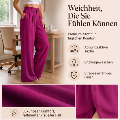 📢📢50%Rabatt!!!🎉✨Weite Anzughose mit hoher Taille für Damen