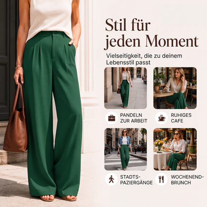 📢📢50%Rabatt!!!🎉✨Weite Anzughose mit hoher Taille für Damen