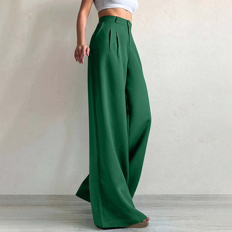 📢📢50%Rabatt!!!🎉✨Weite Anzughose mit hoher Taille für Damen