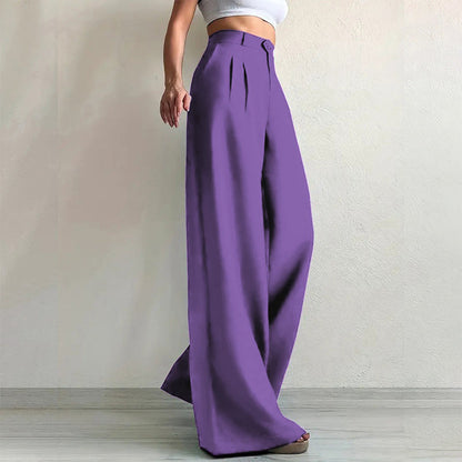 📢📢50%Rabatt!!!🎉✨Weite Anzughose mit hoher Taille für Damen