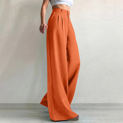 📢📢50%Rabatt!!!🎉✨Weite Anzughose mit hoher Taille für Damen
