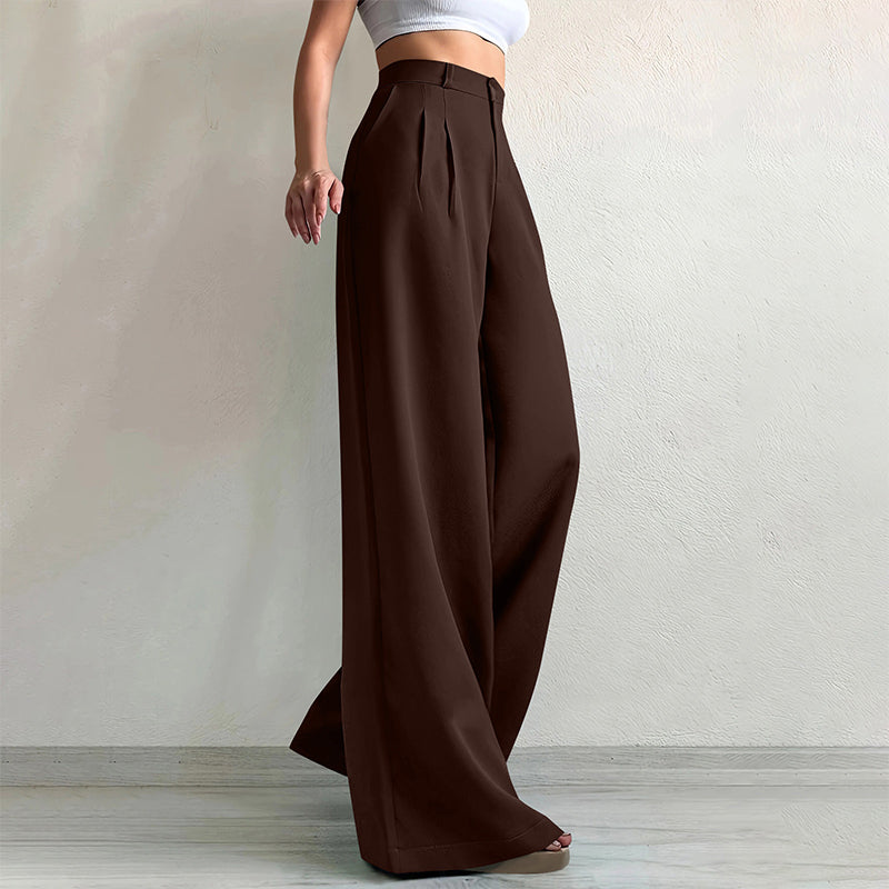 📢📢50%Rabatt!!!🎉✨Weite Anzughose mit hoher Taille für Damen