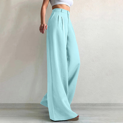 📢📢50%Rabatt!!!🎉✨Weite Anzughose mit hoher Taille für Damen