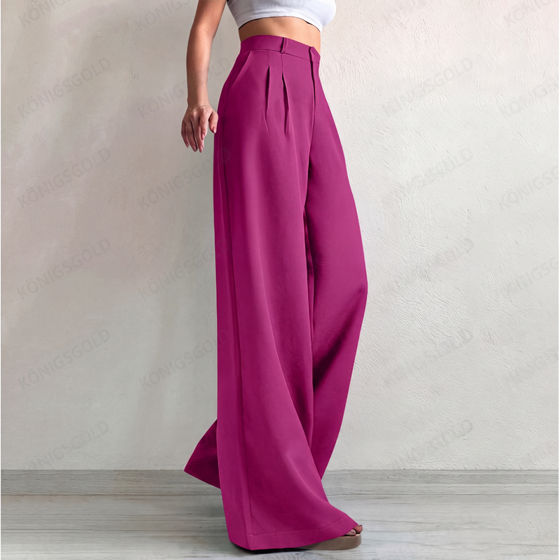 📢📢50%Rabatt!!!🎉✨Weite Anzughose mit hoher Taille für Damen