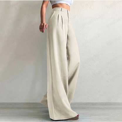 📢📢50%Rabatt!!!🎉✨Weite Anzughose mit hoher Taille für Damen