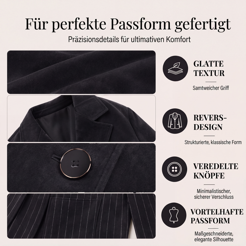 📢📢50%Rabatt!!!🎉✨Wildlederblazer für Damen – Weicher Wildleder-Look, eleganter Schnitt & vielseitig kombinierbar – Perfekt für Alltag, Büro & besondere Anlässe – Jetzt -50%!