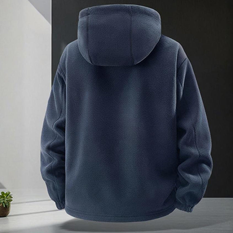 📢📢50%Rabatt!!!🎉✨Lässige und warme Herren-Kapuzenjacke mit Reißverschluss