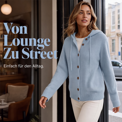 📢📢50%Rabatt!!!🎉✨Bequeme Strick-Cardigan mit Kapuze für Damen