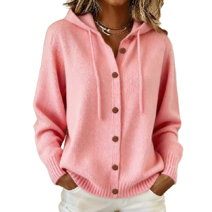 📢📢50%Rabatt!!!🎉✨Bequeme Strick-Cardigan mit Kapuze für Damen
