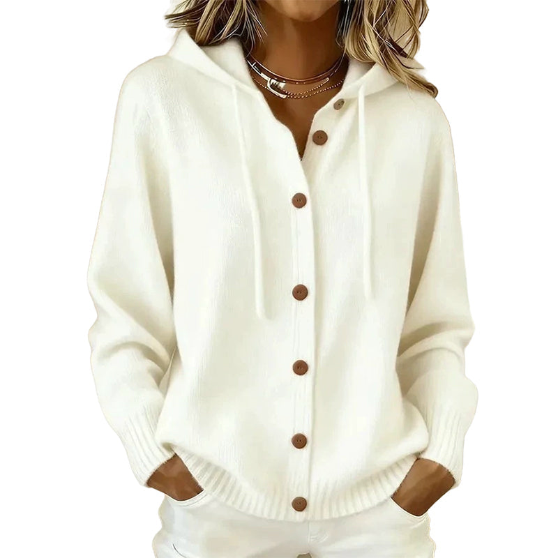 📢📢50%Rabatt!!!🎉✨Bequeme Strick-Cardigan mit Kapuze für Damen