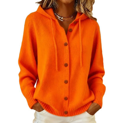 📢📢50%Rabatt!!!🎉✨Bequeme Strick-Cardigan mit Kapuze für Damen