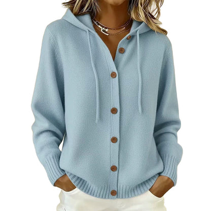📢📢50%Rabatt!!!🎉✨Bequeme Strick-Cardigan mit Kapuze für Damen