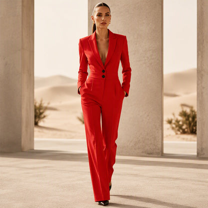 📢📢50%Rabatt!!!🎉✨Elegante Blazer-Jumpsuit für Damen