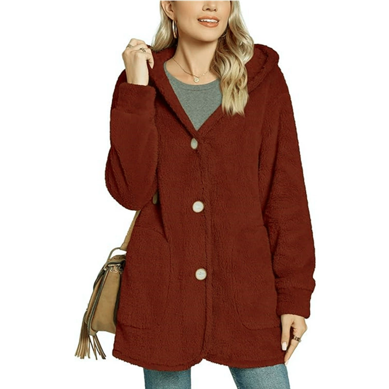 📢📢50%Rabatt!!!🎉✨Gemütliche warme Damen-Kapuzenjacke
