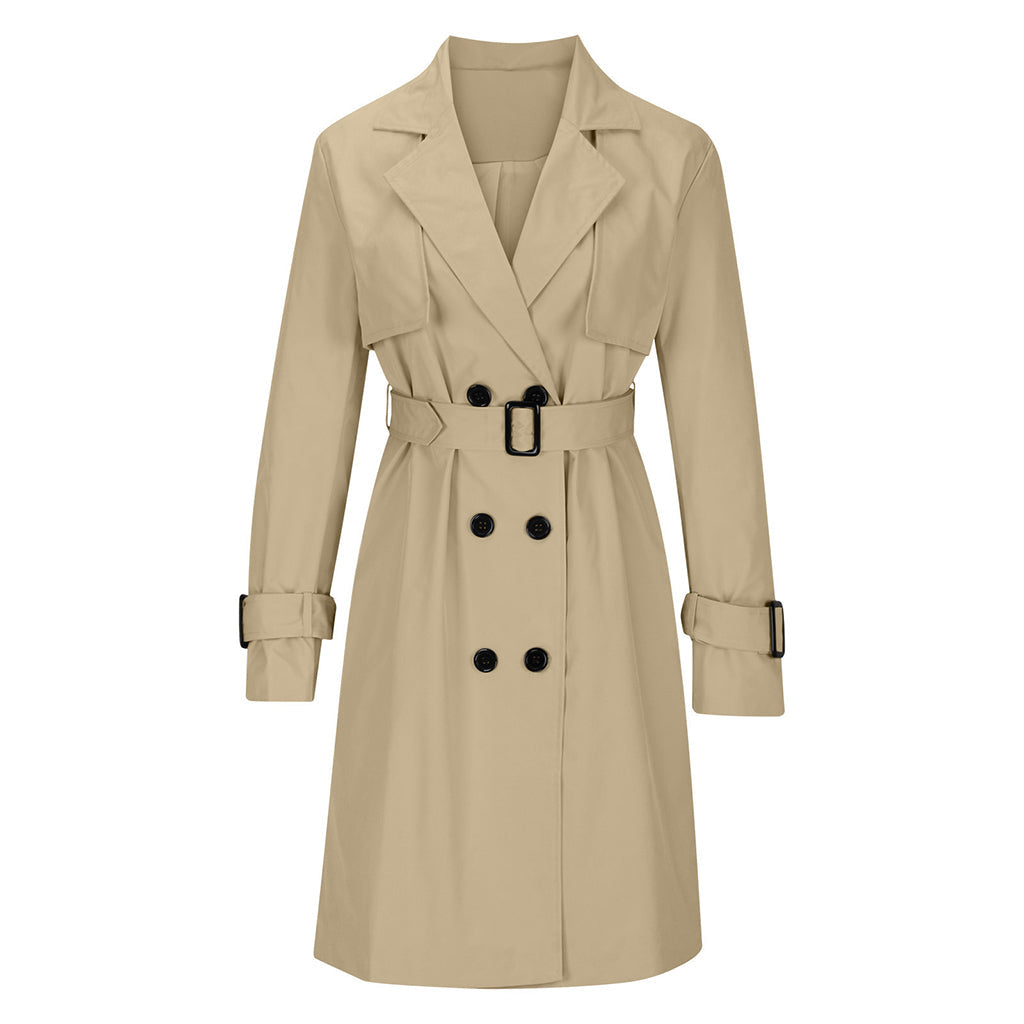 📢📢50%Rabatt!!!🎉✨Damen-Casual-Trenchcoat mit Zweireiher