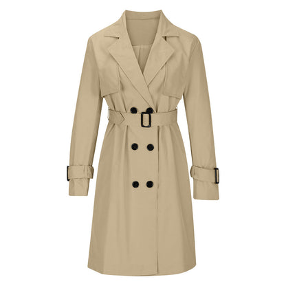 📢📢50%Rabatt!!!🎉✨Damen-Casual-Trenchcoat mit Zweireiher