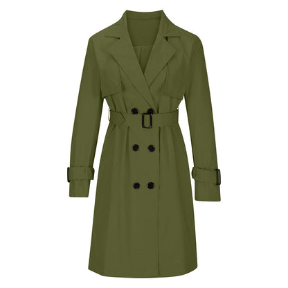 📢📢50%Rabatt!!!🎉✨Damen-Casual-Trenchcoat mit Zweireiher