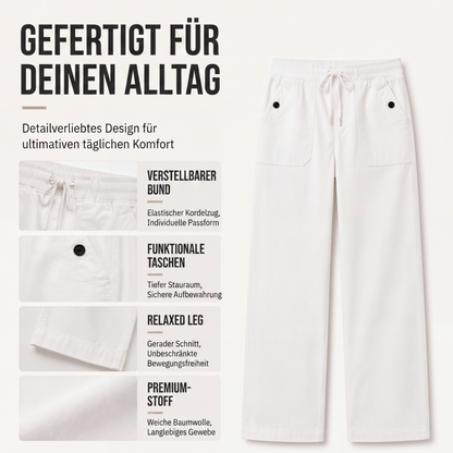 📢📢50%Rabatt!!!🎉✨Damen-Casual-Cargohose mit Kordelzug