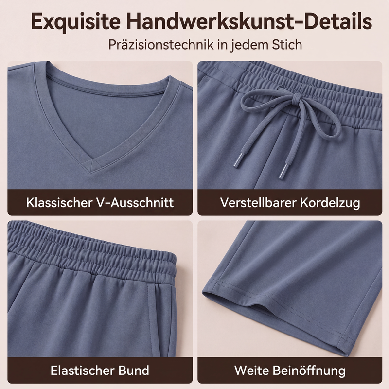 📈 Verkaufshit Nr. 1 – direkt 50%! Zweiteiliges Lounge-Set für Damen: Lässiges Oberteil + Hose