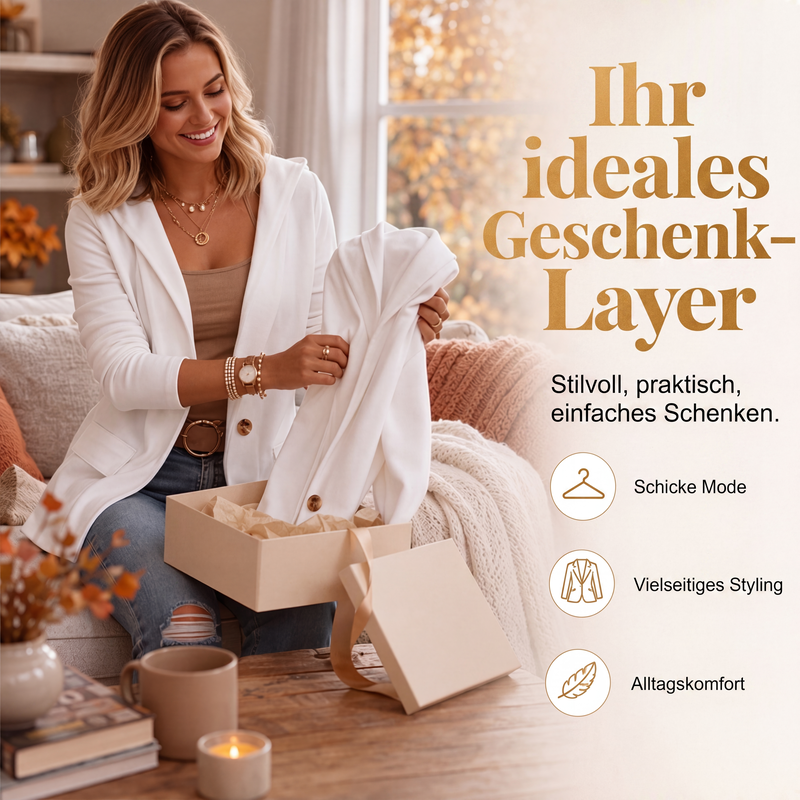 🧥 50 % RABATT | Elegant, lässig & vielseitig – Damen Blazer mit klassischem Reverskragen