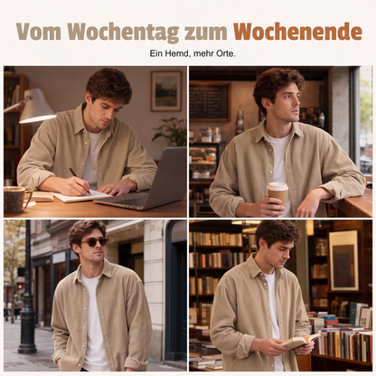 📢📢50%Rabatt!!!🎉✨Herren Freizeit-Cordhemd mit Knopfleiste – Klassischer Cord, lässiger Look & vielseitig kombinierbar – Perfekt für Alltag, Freizeit & die Übergangszeit – Jetzt -50%!