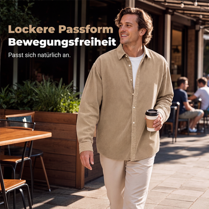 📢📢50%Rabatt!!!🎉✨Herren Freizeit-Cordhemd mit Knopfleiste – Klassischer Cord, lässiger Look & vielseitig kombinierbar – Perfekt für Alltag, Freizeit & die Übergangszeit – Jetzt -50%!
