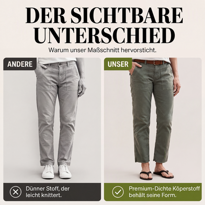📢📢50%Rabatt!!💎👖 Neuheiten – Bequeme Cargo-Chino mit geradem Bein – vielseitig